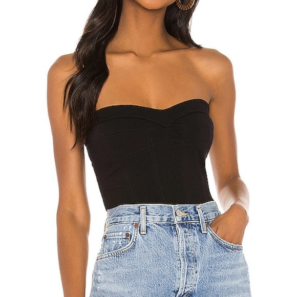 Free People Tops - Free People You Too Tube Top Black XS NWT